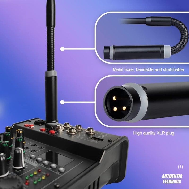 micfuns Professional Dynamic bob Barker Microphone for DJ Mixer Dedicated Disc Shouting Microphone KTV Bar Gooseneck Mic - Image 4
